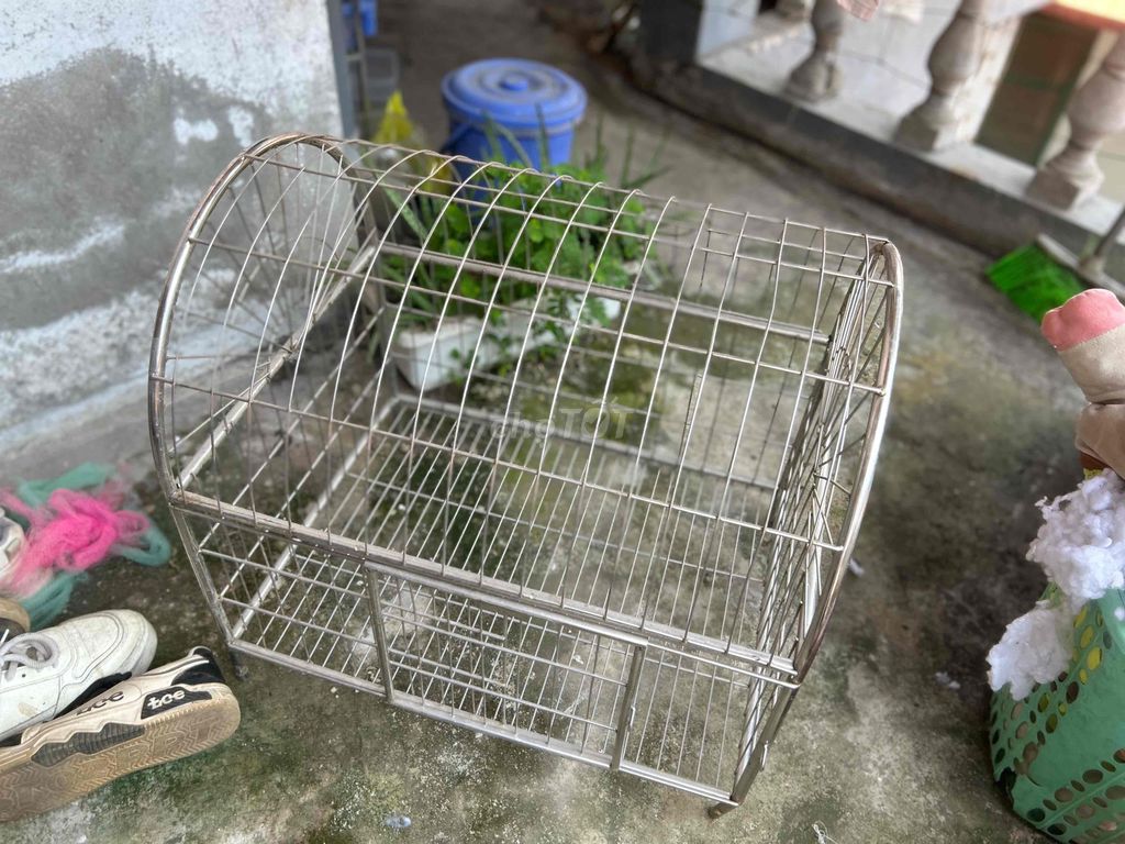 Lồng chim Inox size M. Mua bán Phụ kiện, Thức ăn, Dịch vụ tại Quận Hoàng Mai Hà Nội được đăng bởi Thăng Hoàng hình 1