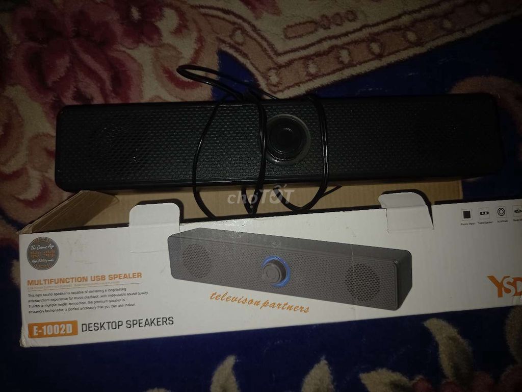 Loa máy tính YSD E-1002D Đen. Mua bán Tivi, Âm thanh tại Huyện Châu Thành Bến Tre được đăng bởi Ng Hoàng Mỹ Tiên hình 1