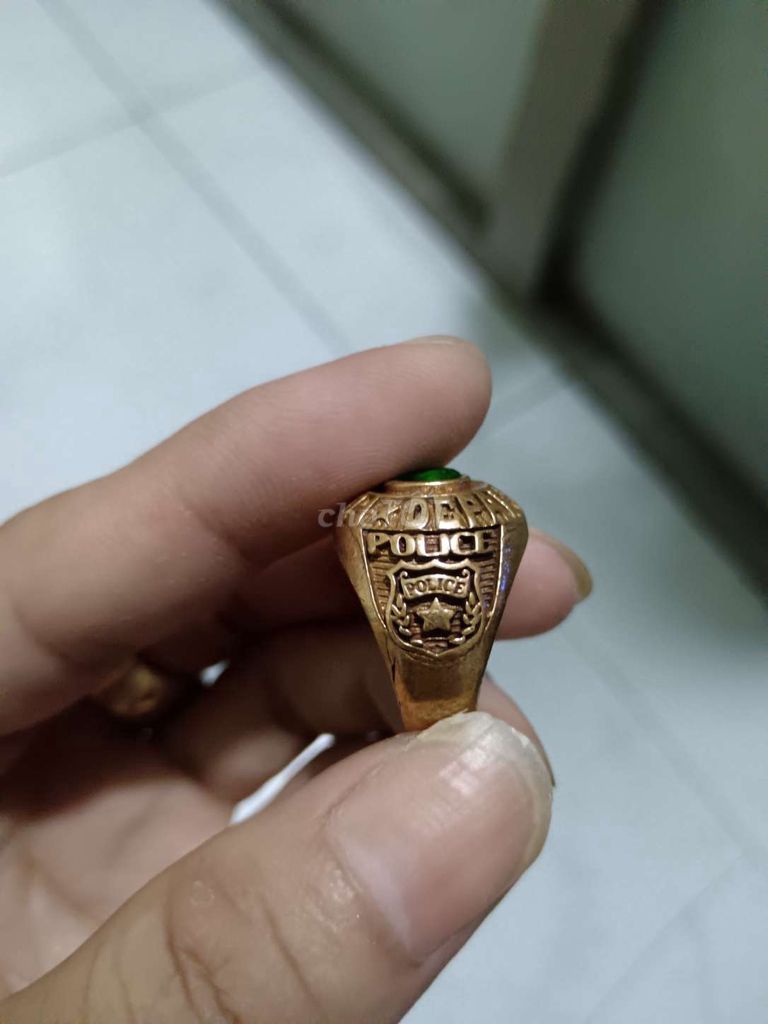 Nhẫn nam hợp kim vàng 10K size 18. Mua bán Phụ kiện thời trang khác tại Quận 8 Tp Hồ Chí Minh được đăng bởi Gia Kiet hình 1