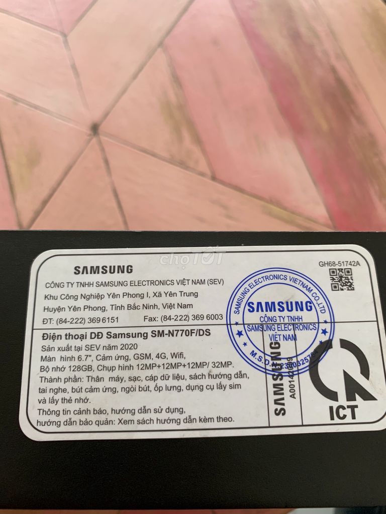 0908003154 - Samsung Galaxy Note 10 LITE aura glow bạc new100%