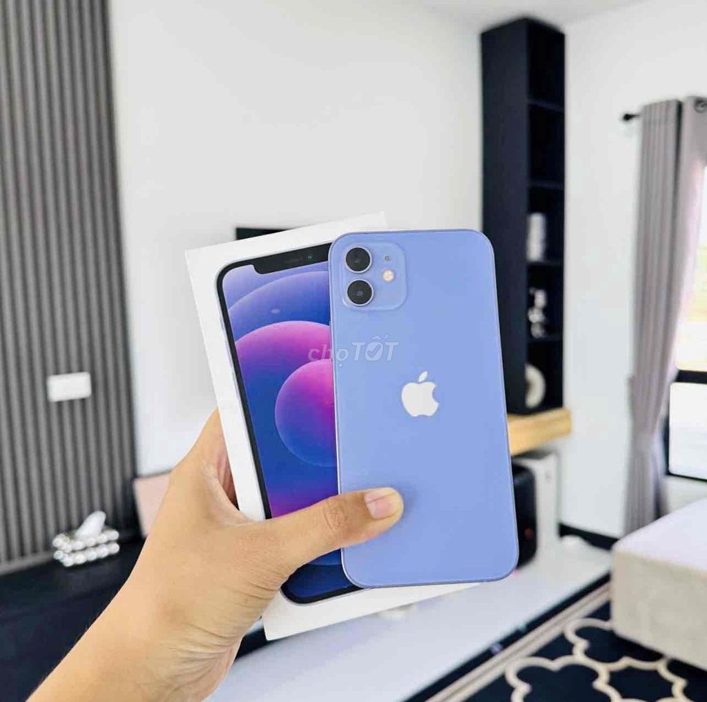 iPhone 12 128GB Tím FULLBOX keng 99% BH APPLE 2024. Mua bán Điện thoại tại Quận 10 Tp Hồ Chí Minh được đăng bởi iStockHCM hình 1