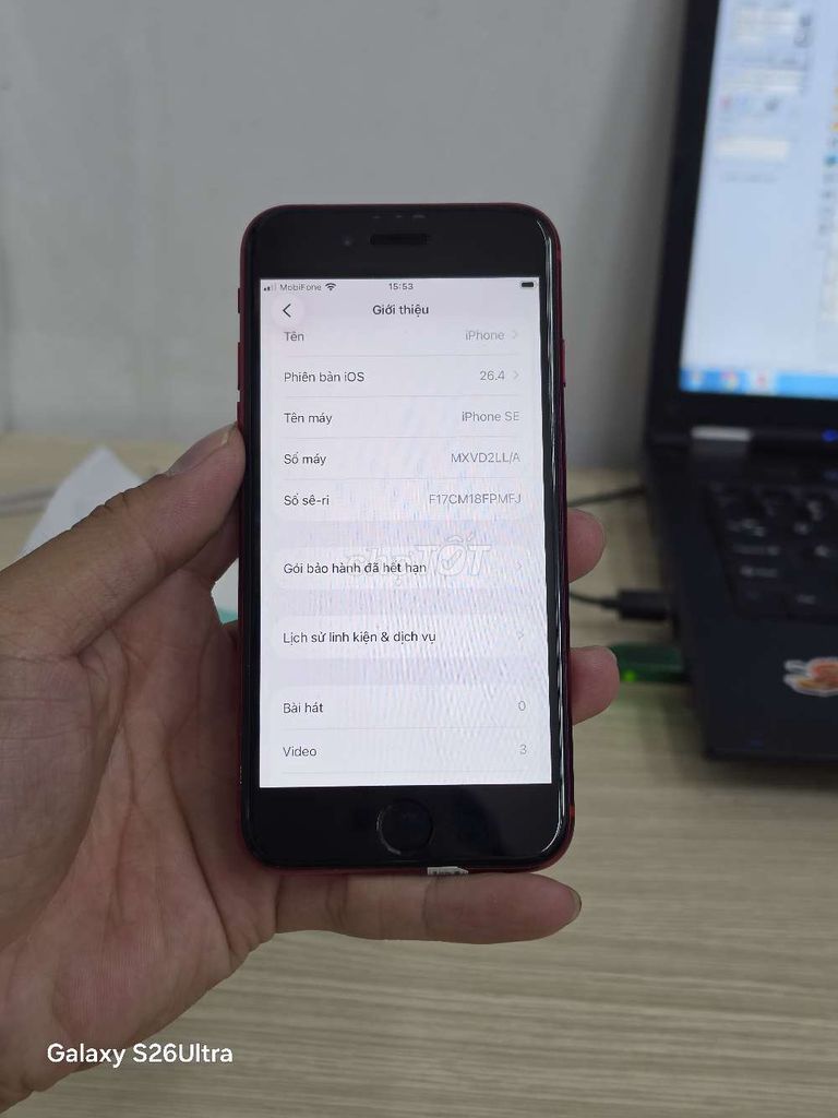 iPhone SE 2020 256GB Đỏ QT Mỹ. Mua bán Điện thoại tại Huyện Bình Chánh Tp Hồ Chí Minh được đăng bởi Đoàn Thanh Hải hình 1