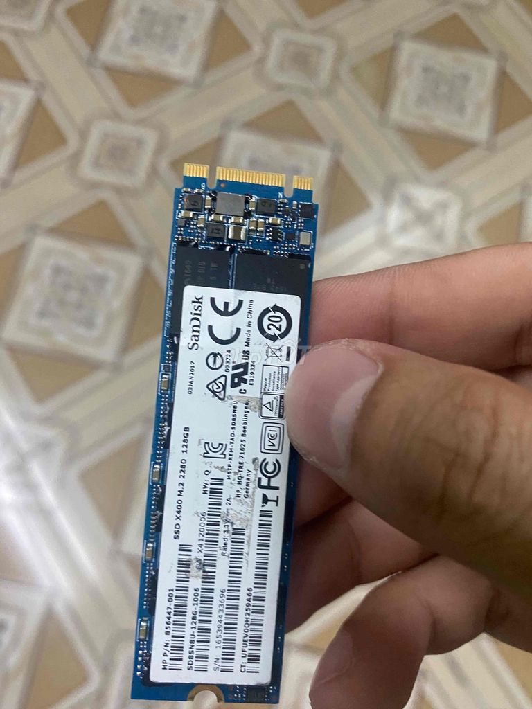 SSD M2 128G Sandisk máy us sẵn Win 10 Pro