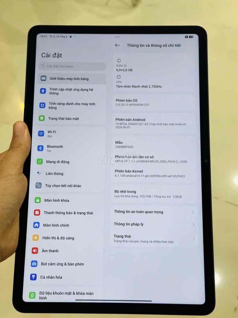 Xiaomi Redmi Pad 2 Pro 6GB/128GB Xám 12.1 inch. Mua bán Máy tính bảng tại Quận Đống Đa Hà Nội được đăng bởi Thế Hoàng hình 1