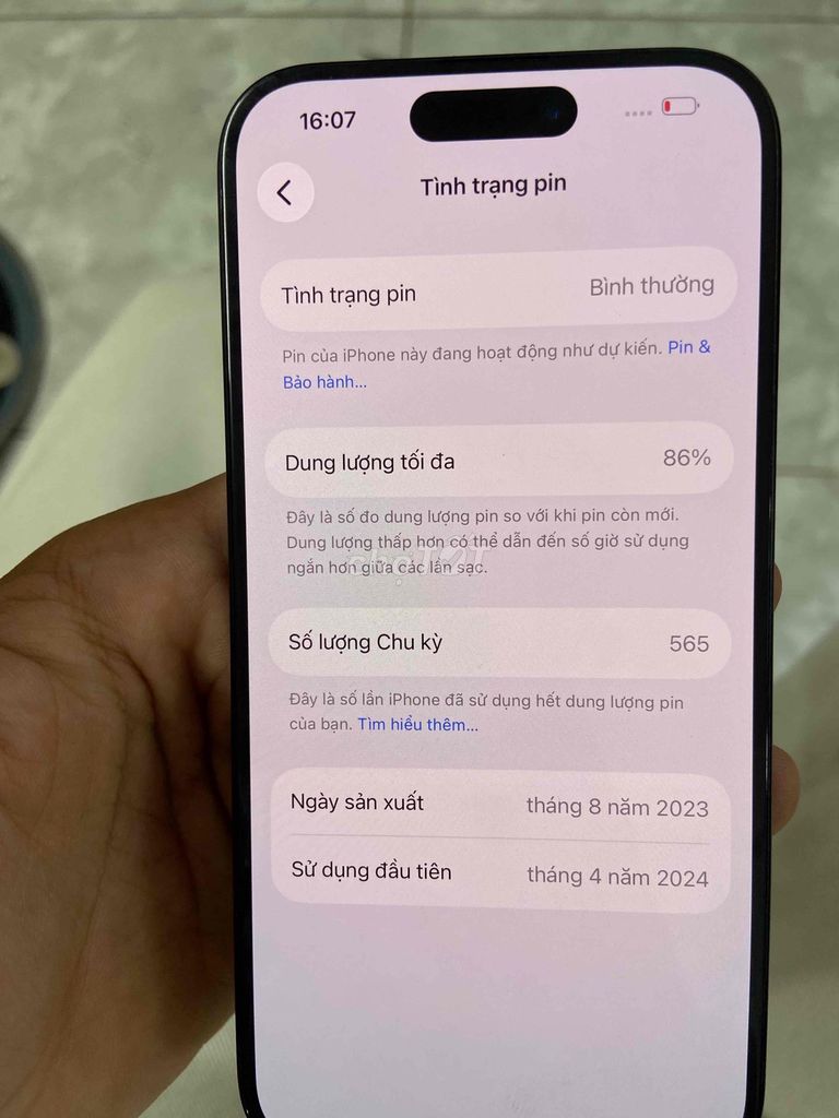 Apple iPhone 15 Pro 128GB Xanh. Mua bán Điện thoại tại Quận Hoàng Mai Hà Nội được đăng bởi Đức Văn hình 1