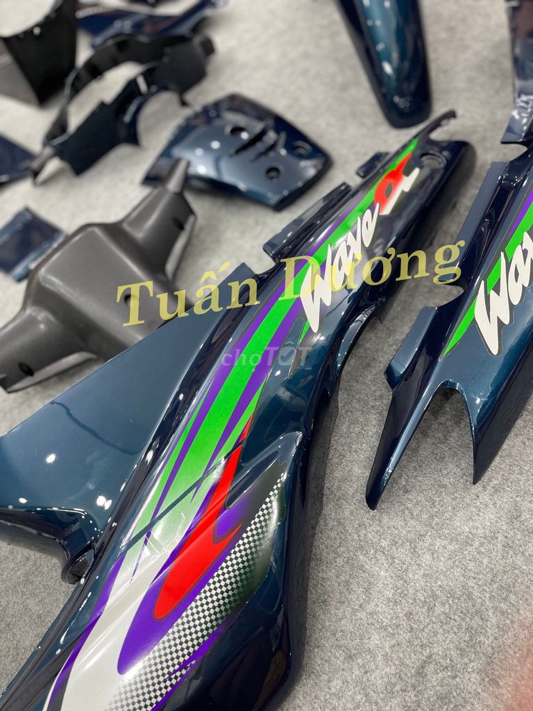 Dàn Áo - Bộ Nhựa Xe Máy Wave Alpha Xanh Nhớt. Mua bán Phụ tùng xe tại Quận Hà Đông Hà Nội được đăng bởi Phụ Tùng Xe Tuấn Dương hình 4