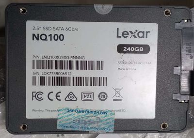 Thanh lý ssd 240gb Lexar vừa cài win 10. Mua bán Linh kiện (RAM, Card...) tại Quận Liên Chiểu Đà Nẵng được đăng bởi Ngô Hoàng Nguyên
