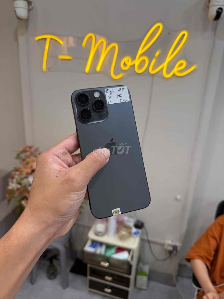 15 Promax 256Gb Quốc Tế zin full bản khay sim. Mua bán Điện thoại tại Quận Thanh Xuân Hà Nội được đăng bởi Ngô Tráng T Mobile hình 1