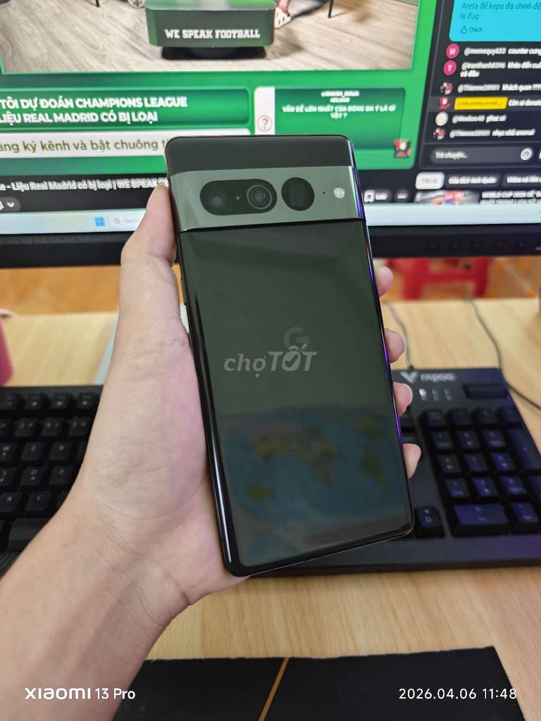 Google Pixel 7 Pro Đen Zin. Mua bán Điện thoại tại Thành phố Bến Tre Bến Tre được đăng bởi Trương Tấn Sang hình 1