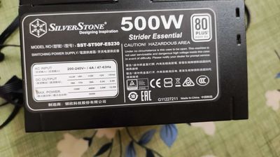 Nguồn silverstone 500w 80plus