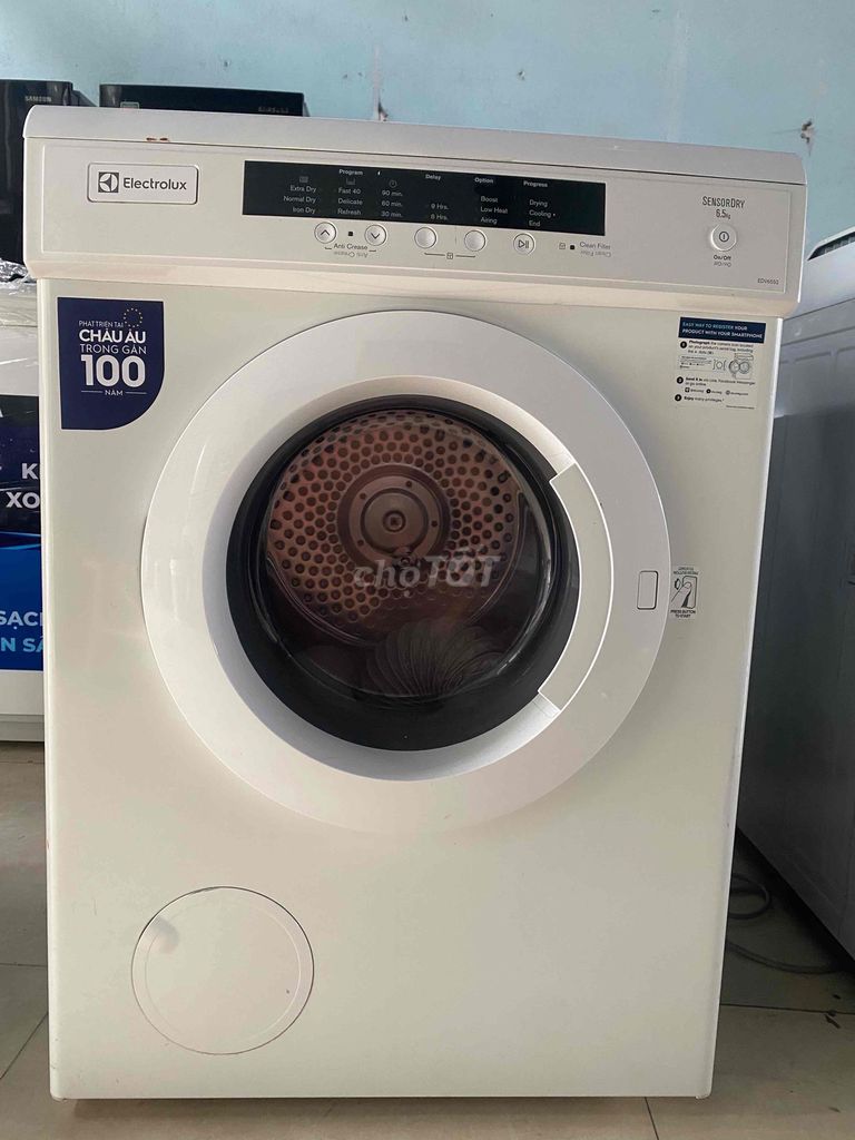 Máy sấy quần áo Electrolux Trắng Nguyên zin. Mua bán Máy giặt tại Quận Cẩm Lệ Đà Nẵng được đăng bởi Dương Nam hình 1