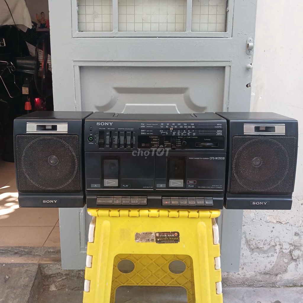 Radio cassette sony CFS W350S