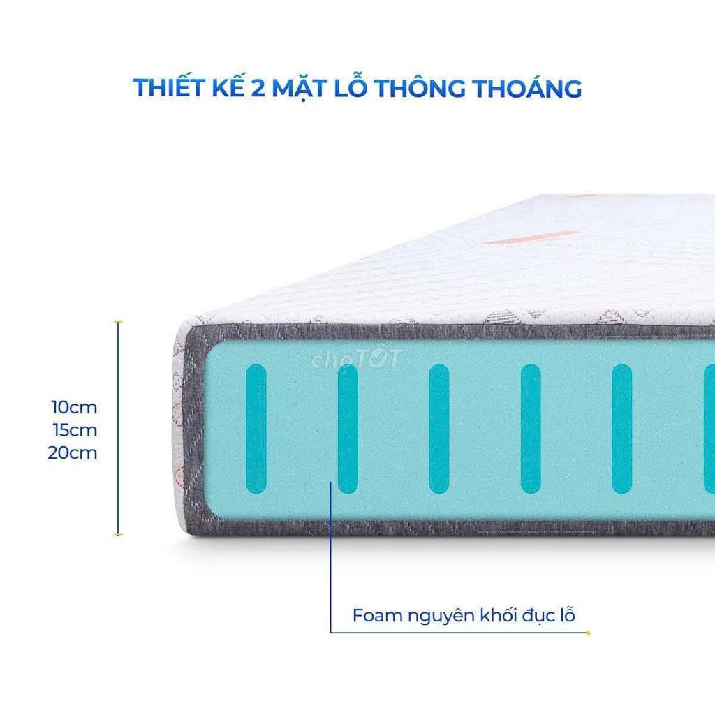 Đệm foam luxury plus. Mua bán Giường, chăn ga gối nệm tại Thành phố Thanh Hóa Thanh Hóa được đăng bởi Nem gia kho Thanh Hoa hình 1