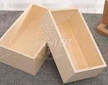 Hộp đựng đồ Gỗ Vàng nhạt 28x18x9.8 cm. Mua bán Nội thất, đồ gia dụng khác tại Quận Ba Đình Hà Nội được đăng bởi Windy Vu hình 1