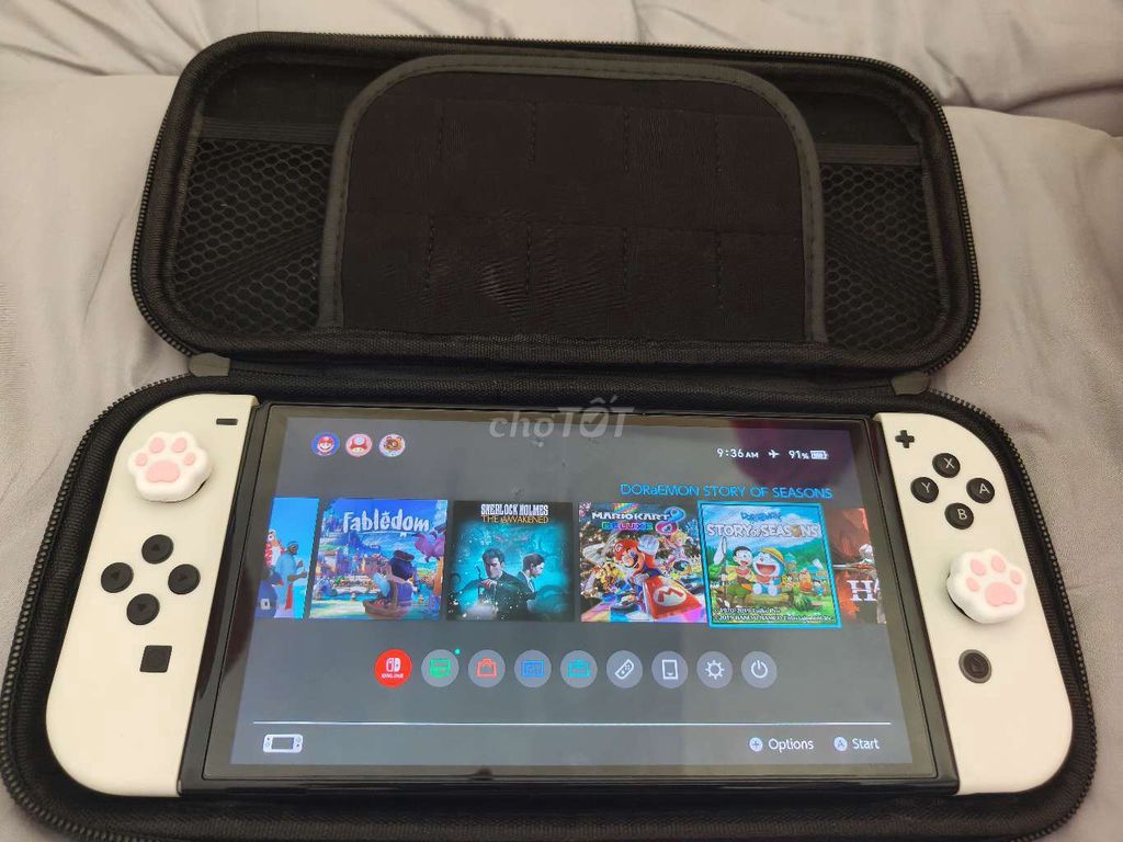 Máy chơi game Nintendo Switch OLED 128GB Trắng. Mua bán Thiết bị chơi game tại Thành phố Phú Quốc Kiên Giang được đăng bởi Vinh Phạm hình 1