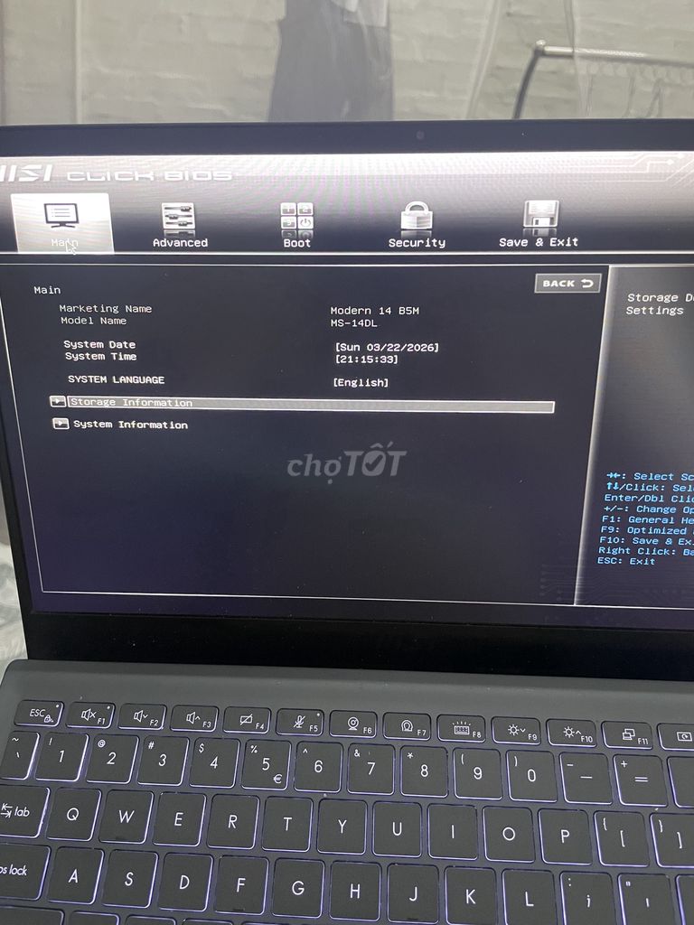 MSI Modern 14 B5M Ryzen 5 8GB/512GB. Mua bán Laptop tại Quận Hà Đông Hà Nội được đăng bởi Nguyen hoang long hình 1