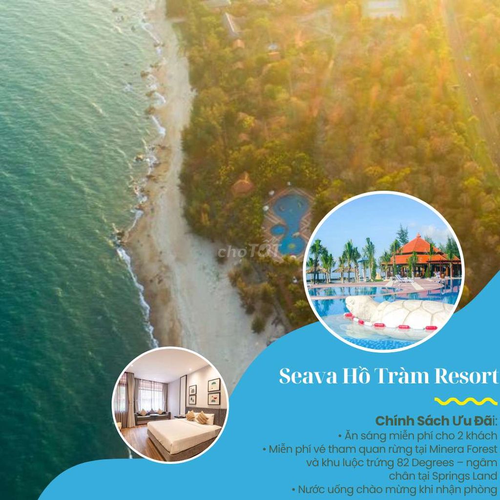 NGHỈ DƯỠNG TẠI SEAVA HỒ TRÀM RESORT