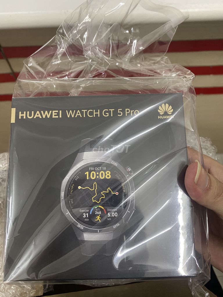 Huawei watch GT5 pro màu đen newseal chính hãng