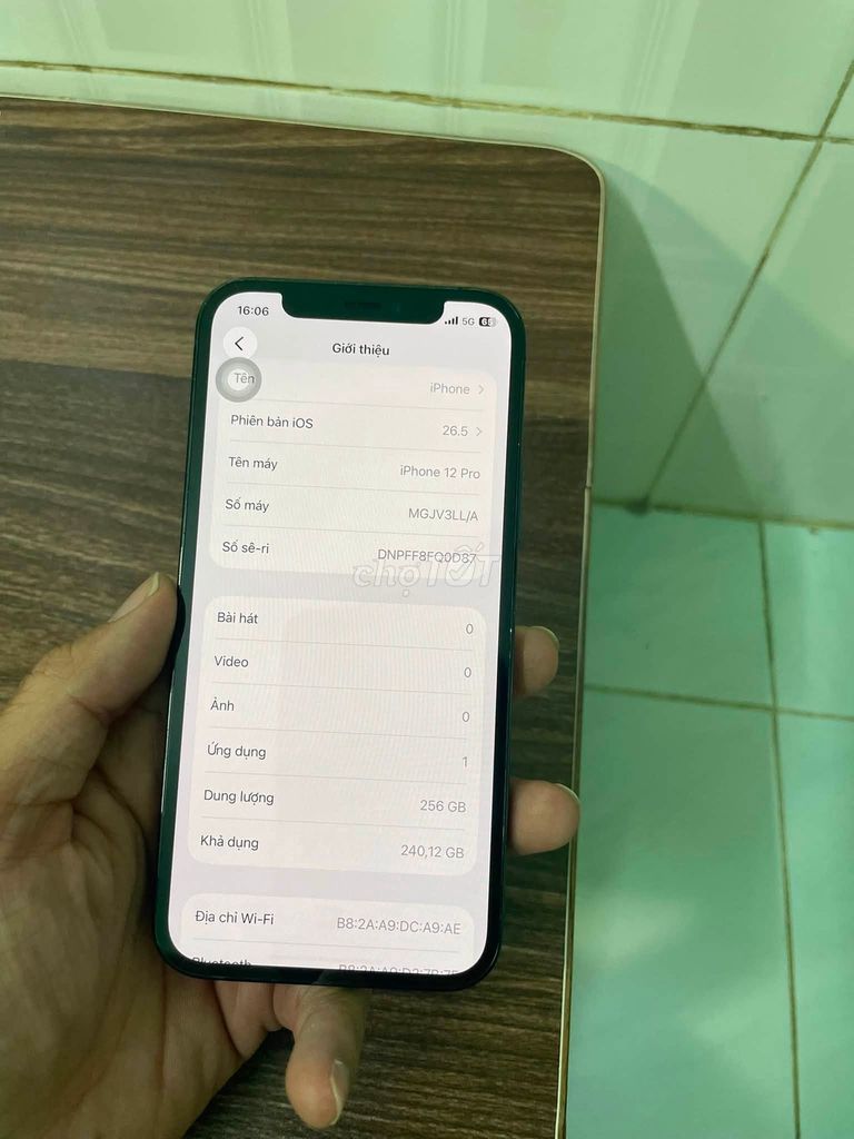 Apple iPhone 12 Pro 256GB Xanh 100%. Mua bán Điện thoại tại Quận Tân Phú Tp Hồ Chí Minh được đăng bởi Hội Đồ Điện Tử hình 1