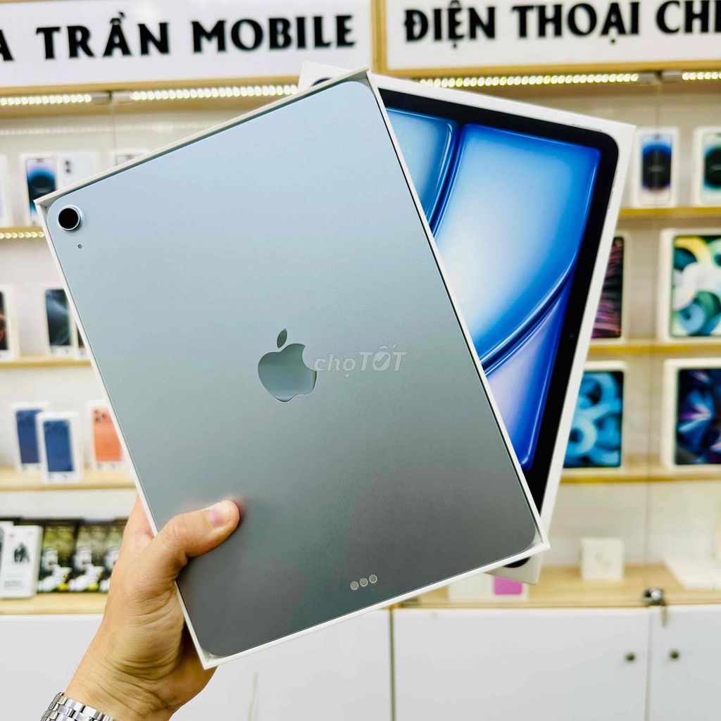 🍎IPAD AIR7 M3 BLUE 128GB VN FULBOX SẠC10L BH8/2026. Mua bán Máy tính bảng tại Quận Ninh Kiều Cần Thơ được đăng bởi Nghĩa Trần Mobile hình 1