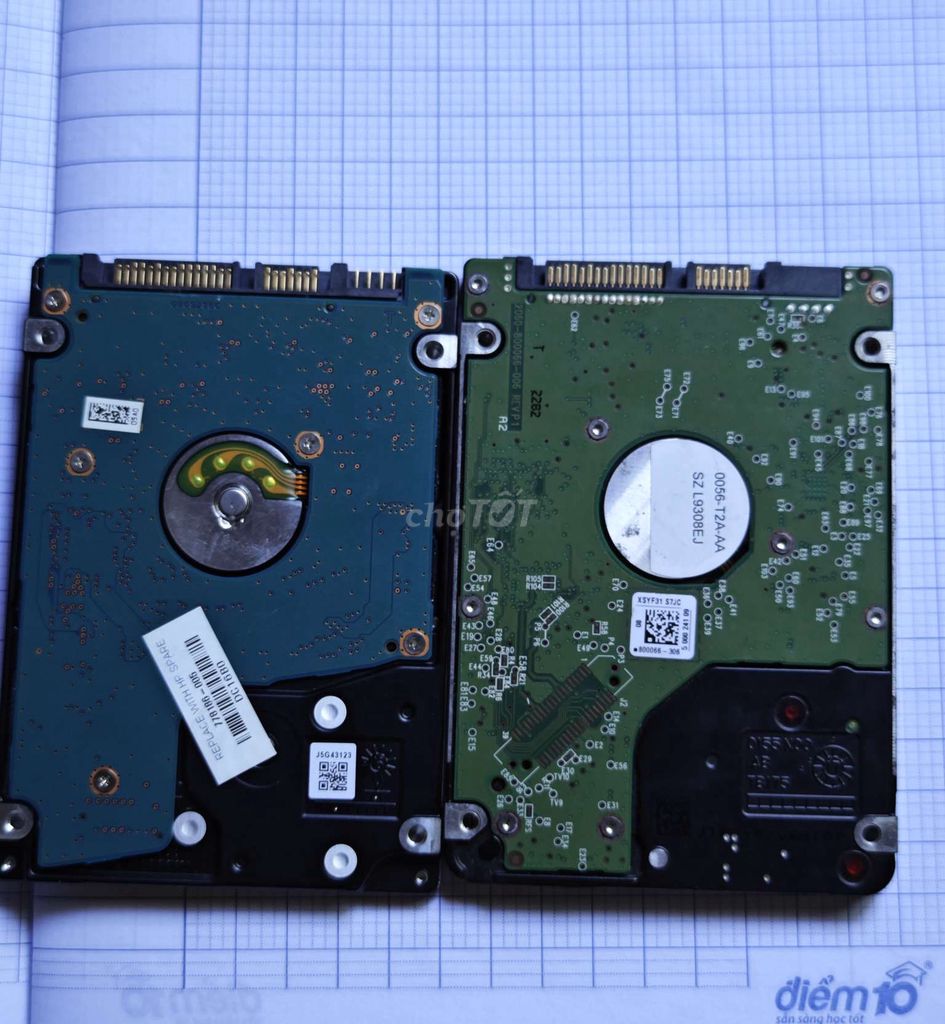 2 ổ cứng HDD laptop, pc 500Gb và 1T