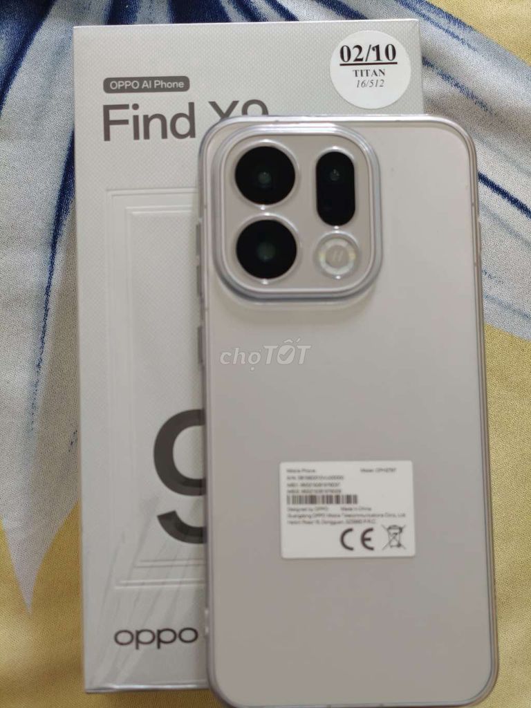 OPPO Find X9 512GB Titanium Grey. Mua bán Điện thoại tại Thành phố Cao Lãnh Đồng Tháp được đăng bởi Nguyễn Thiện Tuấn hình 1
