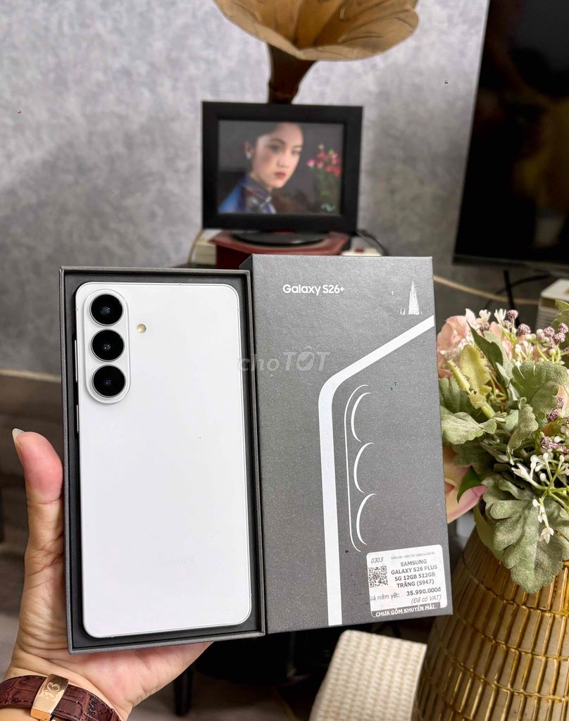 Samsung S26 Plus 512GB White VN Mới. BH 3/2027 !. Mua bán Điện thoại tại Thành phố Thủ Đức Tp Hồ Chí Minh được đăng bởi Phạm Thái Mobile hình 1