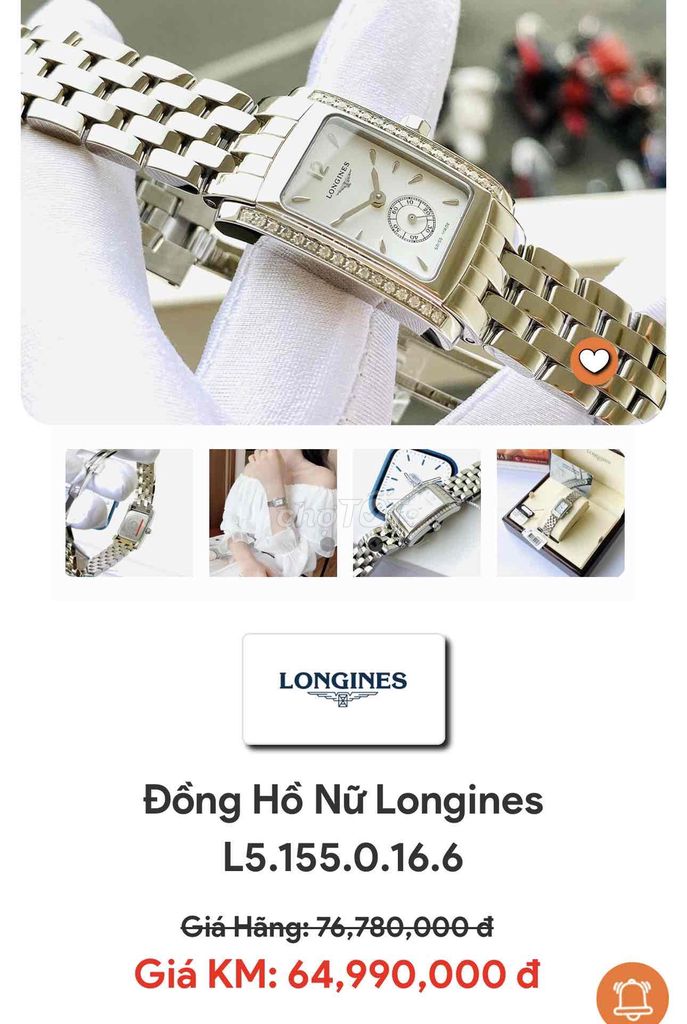 Đồng hồ Longines Dolcevita Diamond nữ chính hãng