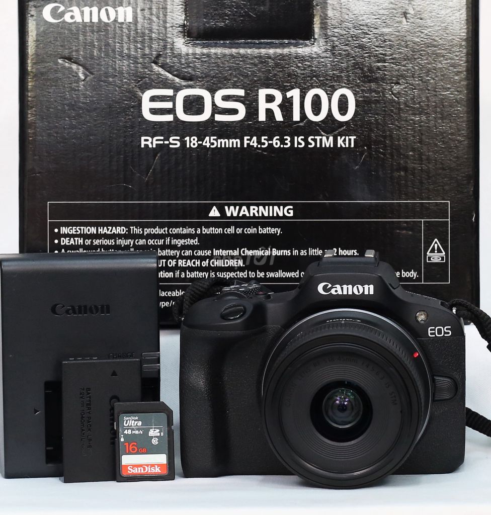 Bộ Canon EOS R100 & 15-45 NHƯ MỚI BH Canon 12/2027. Mua bán Máy ảnh, Máy quay tại Quận 4 Tp Hồ Chí Minh được đăng bởi Mai Ngọc Chinh hình 1
