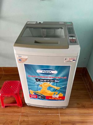 bán máy giặt aqua 9kg còn rất tốt như hình