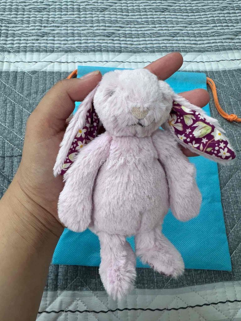 Móc khóa Jellycat Hồng Vải bông Unisex