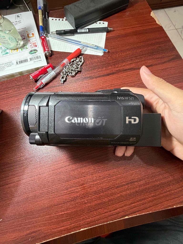 Máy quay phim Canon IVIS FS21 Đen. Mua bán Máy ảnh, Máy quay tại Quận Tân Bình Tp Hồ Chí Minh được đăng bởi Tiến Hùng hình 1