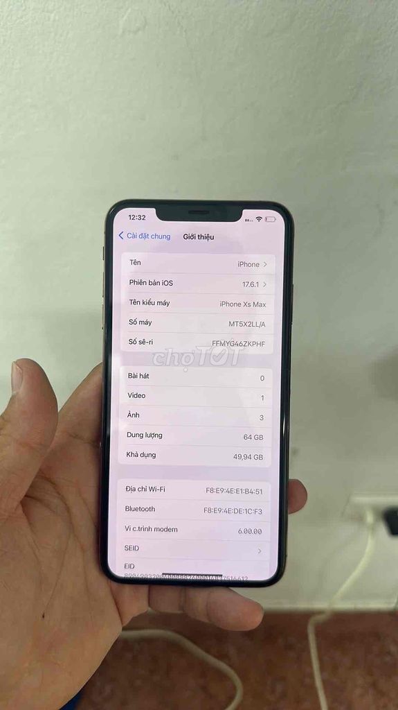 Apple iPhone Xs Max 64GB Vàng 84%. Mua bán Điện thoại tại Quận Hà Đông Hà Nội được đăng bởi Sang Xuân hình 1