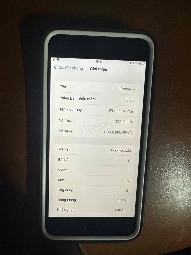 Apple iPhone 6s Plus 16GB Đen. Mua bán Điện thoại tại Thành phố Buôn Ma Thuột Đắk Lắk được đăng bởi Bin hình 1