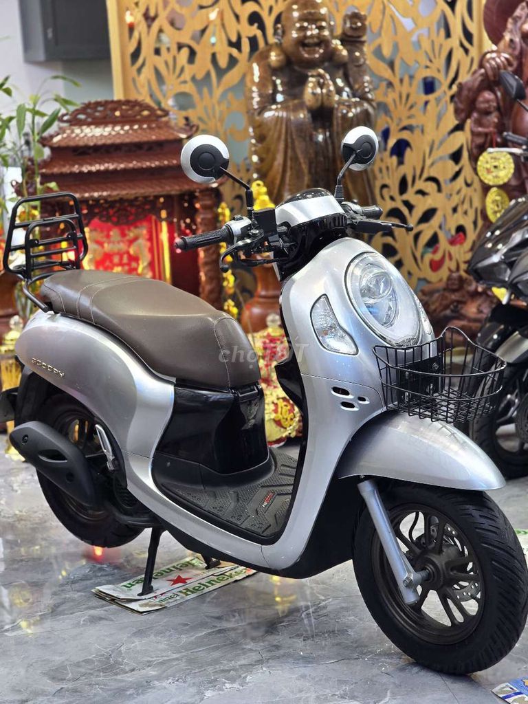 Honda Scoopy 2024 в цвете Porsche Silver