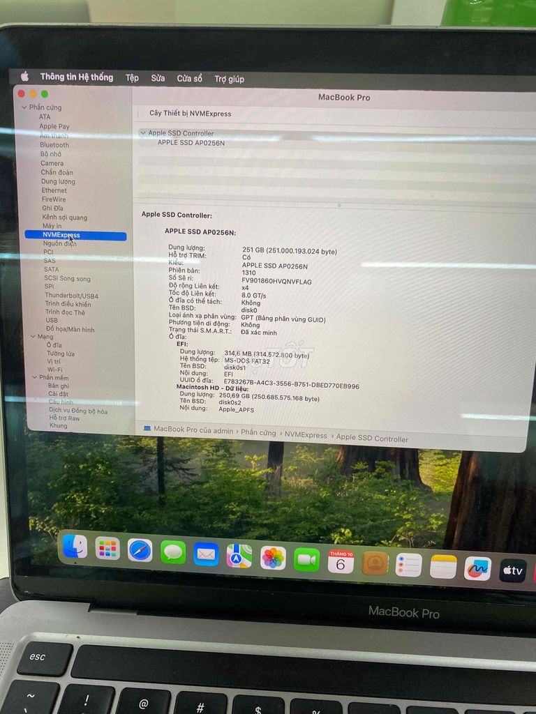 macbook pro 2020 i5 ram 8 ssd 256 màn 13 rentina. Mua bán Laptop tại Quận Hoàng Mai Hà Nội được đăng bởi Mac98 hình 3