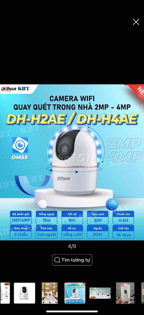 Camera DAHUA Hero A1 2MP Full HD 360 độ siêu nét