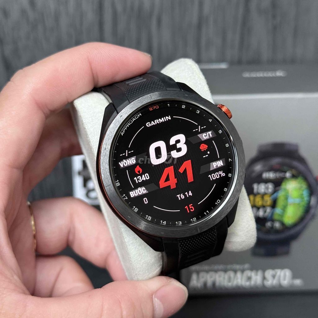 GARMIN APPROACH S70 SIZE 47mm FULLBOX TIẾNG VIỆT