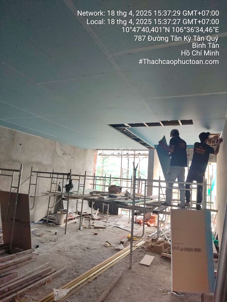 Nhận thi công trần thạch cao Trần nhựa lam sóng.. Dịch vụ tại Quận Bình Tân Tp Hồ Chí Minh được đăng bởi Phuc toan hình 4