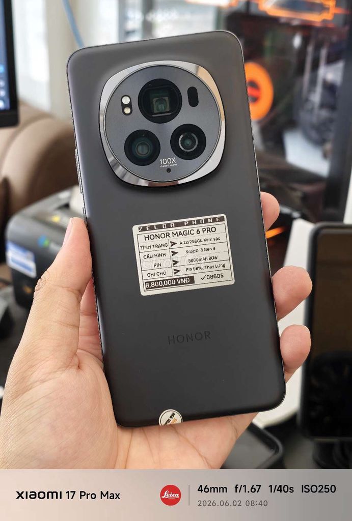 Honor Magic 6 Pro 12/256GB Kèm Sạc. Mua bán Điện thoại tại Quận Ninh Kiều Cần Thơ được đăng bởi Zelda Phone hình 1