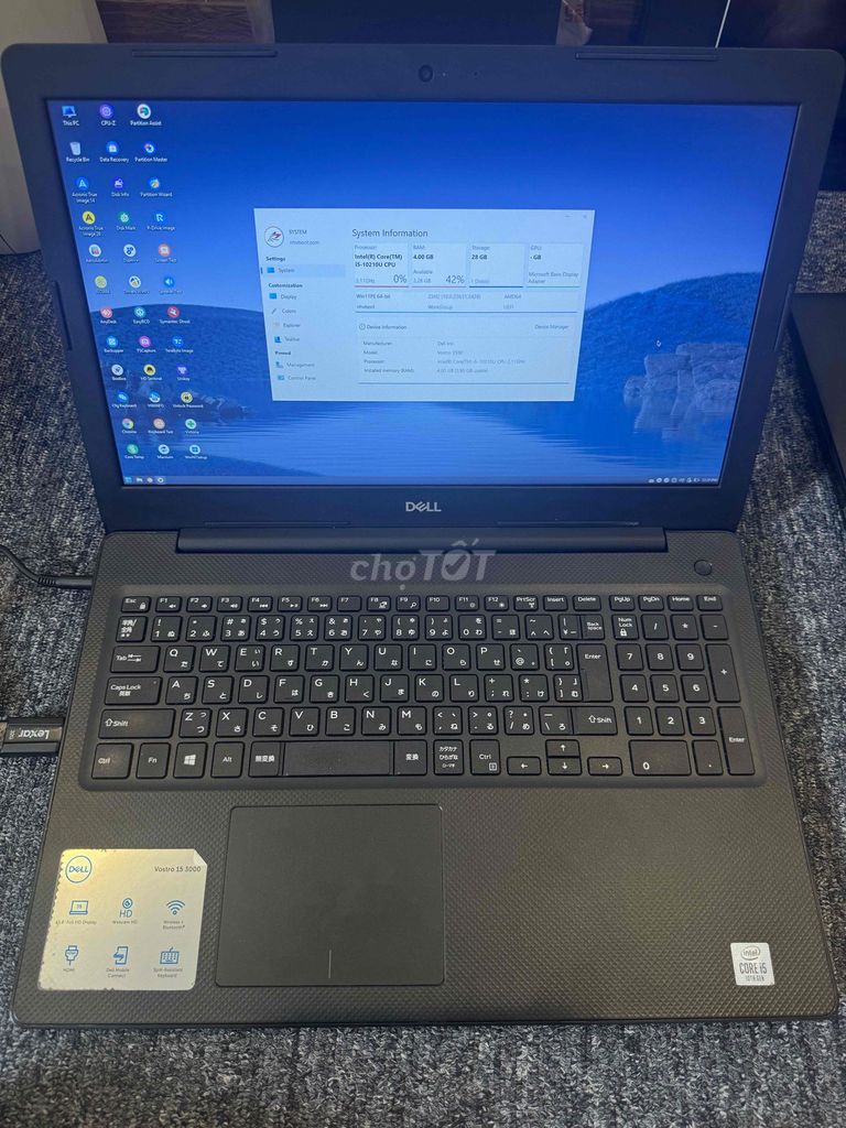 Dell Vostr*** inch 8GB/256GB Đen. Mua bán Laptop tại Quận Nam Từ Liêm Hà Nội được đăng bởi Tiến Laptop  hình 1