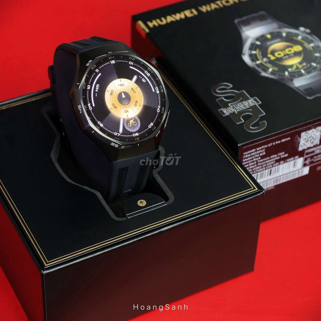Huawei Watch GT 6 Pro Đen 46mm Chính Hãng BH 10/26. Mua bán Thiết bị đeo thông minh tại Quận 11 Tp Hồ Chí Minh được đăng bởi HOÀNG SANH SPORTS hình 1