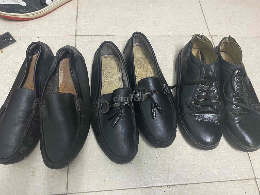 Giày lười nam da bò đen. Mua bán Giày dép tại Quận Thanh Xuân Hà Nội được đăng bởi Swiss Made  hình 1