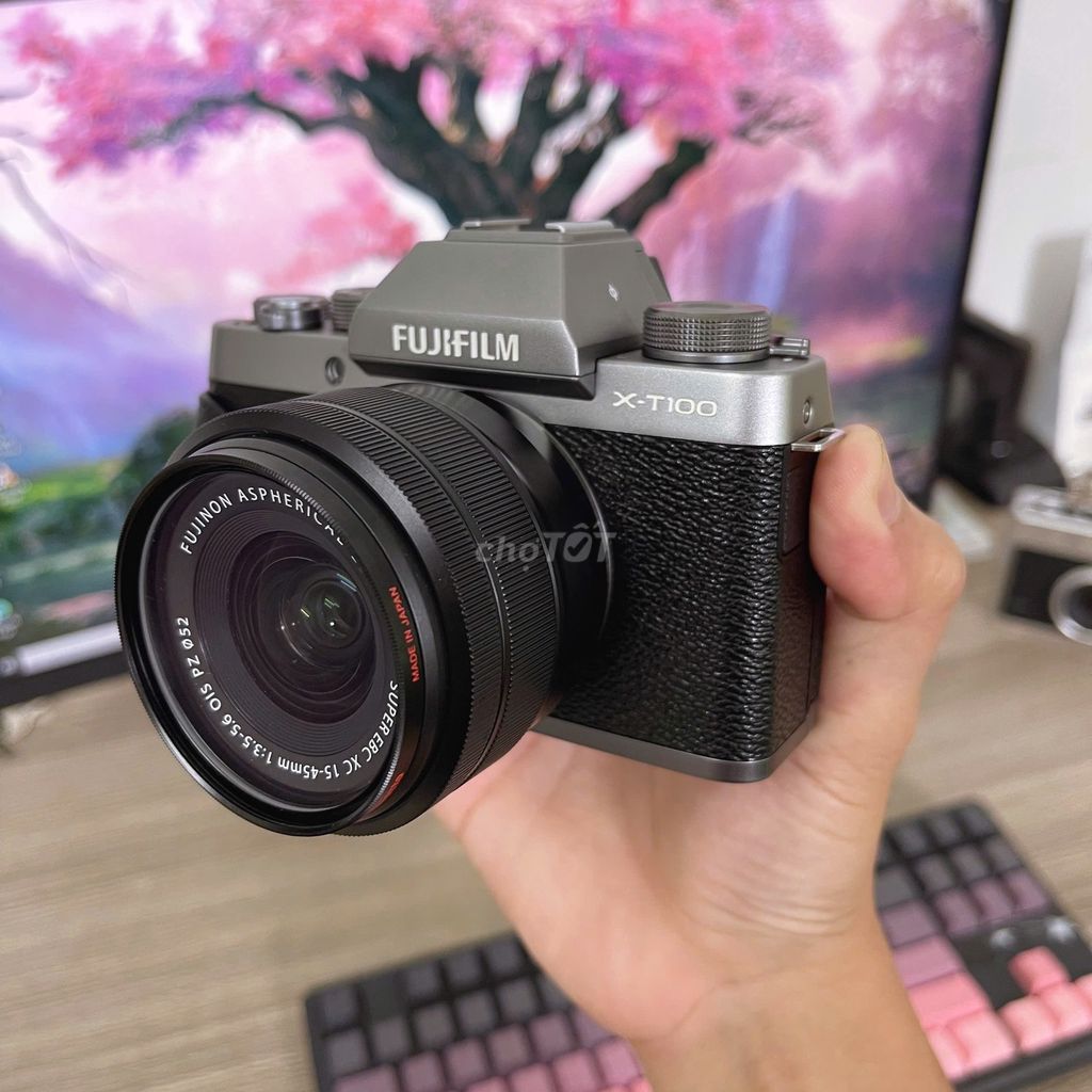 Máy ảnh Fujifilm X-T100 Xám. Mua bán Máy ảnh, Máy quay tại Quận Hải Châu Đà Nẵng được đăng bởi Phan Hoàng hình 1