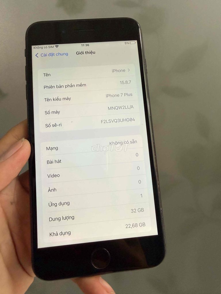 iPhone 7 Plus 32GB. Mua bán Điện thoại tại Thành phố Phan Thiết Bình Thuận được đăng bởi Minh Phát hình 1