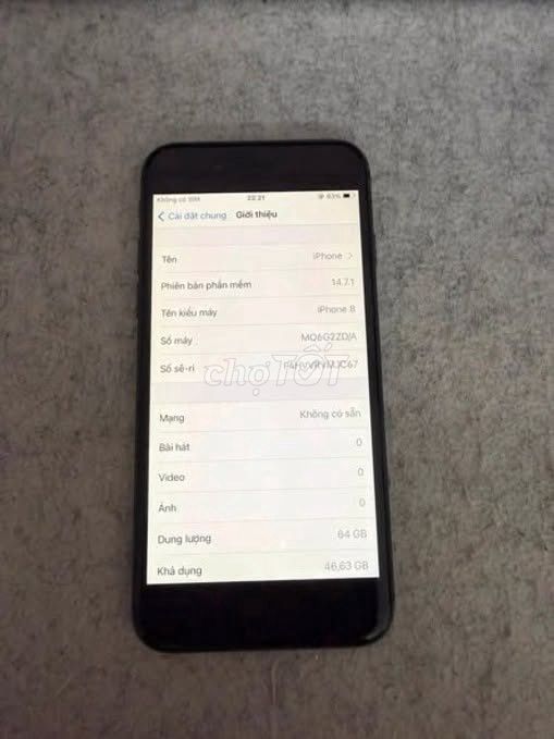 Apple iPhone 8 64GB Đen. Mua bán Điện thoại tại Huyện Quế Võ Bắc Ninh được đăng bởi Hội Đồ Điện Tử hình 1