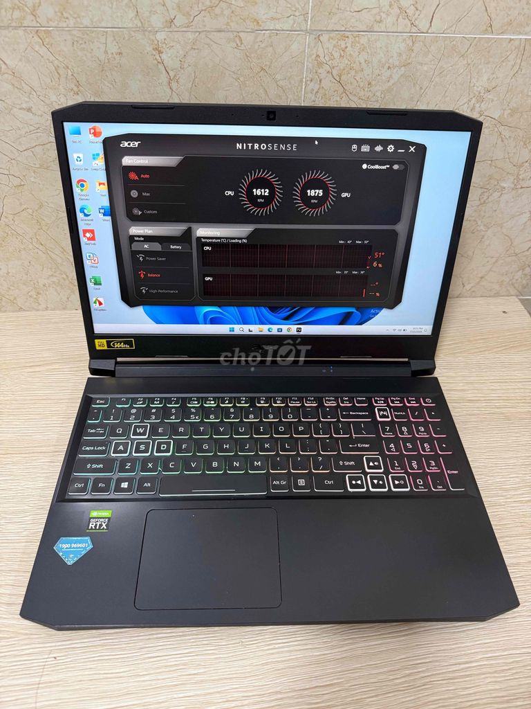 Acer Nitro 5  Ryzen 7 5800H | RTX 3060 | RAM 16Gb. Mua bán Laptop tại Quận Bình Thạnh Tp Hồ Chí Minh được đăng bởi Phong hình 1