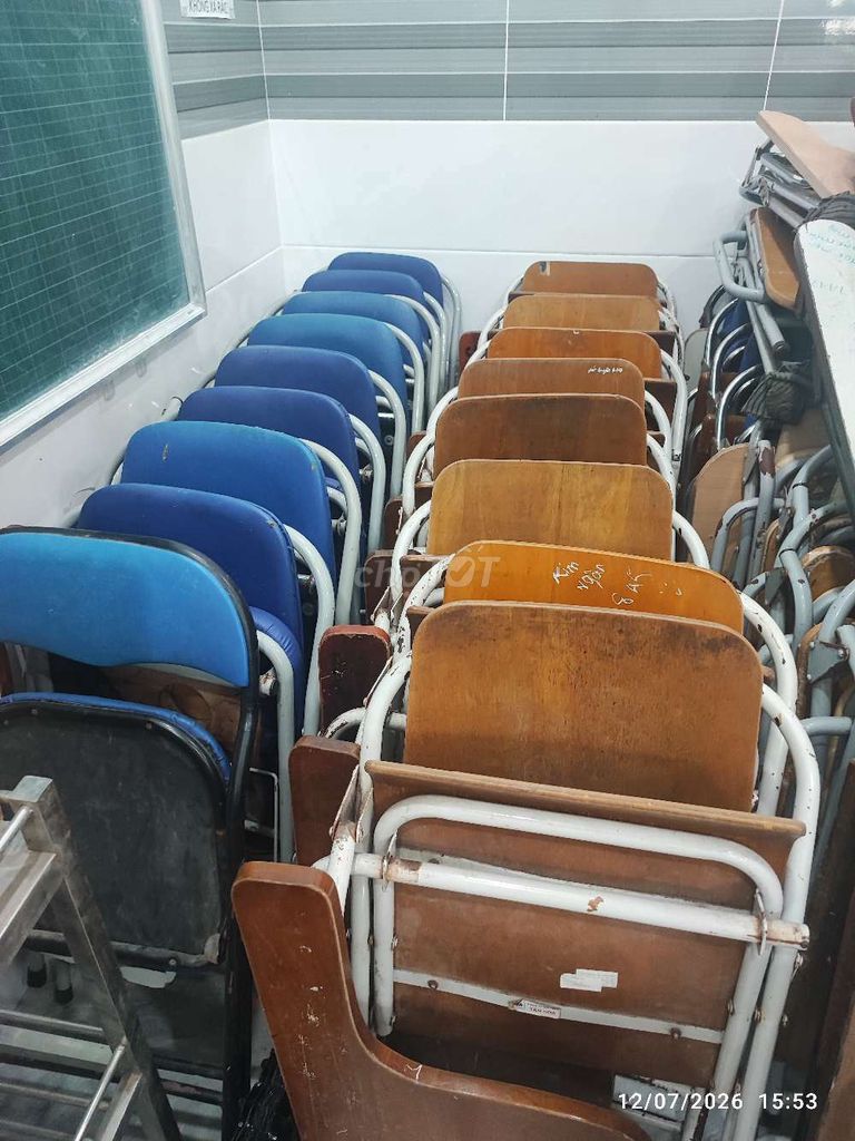 Ghế liền bàn Chân sắt đặc, mặt gỗ Nâu. Mua bán Bàn ghế tại Huyện Củ Chi Tp Hồ Chí Minh được đăng bởi Thu Trang hình 1