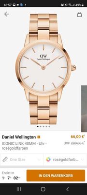 Đồng hồ DW iconic xách tay Châu Âu like new 99%