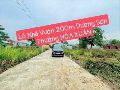 Lô NHÀ VƯỜN 200M-DƯƠNG SƠN🗾🗾Phường HÒA XUÂN. Mua bán đất tại Quận Cẩm Lệ Đà Nẵng được đăng bởi MIẾU BÔNG LAND
